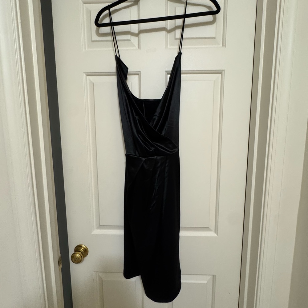 Fashion Nova Black Backless Dress